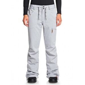 Roxy Nadia Snowboard Pants Women's Small S Heather Gray Technical Insulated Ski
